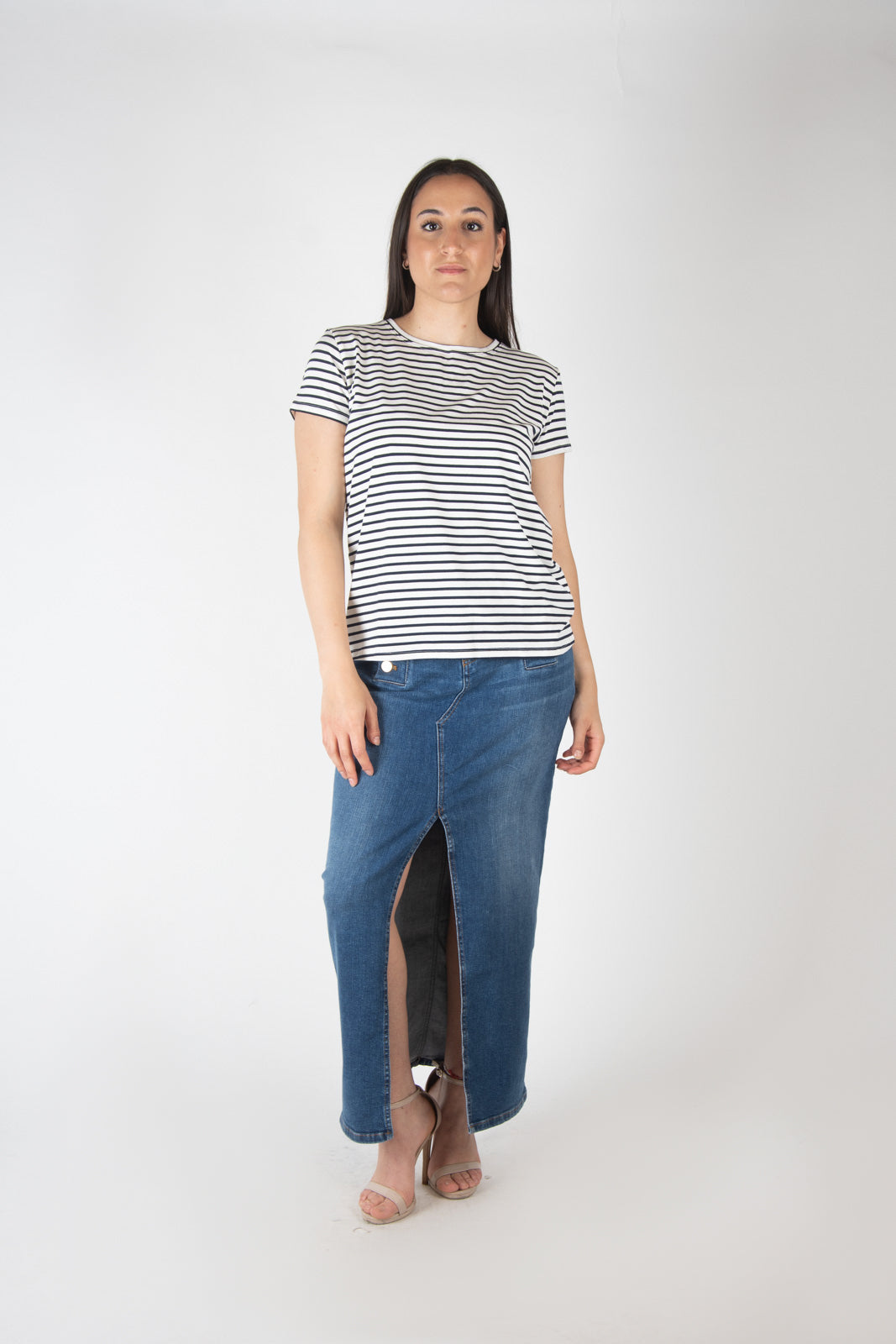 Vicolo T-shirt righe UB0269 01 Vicolo 