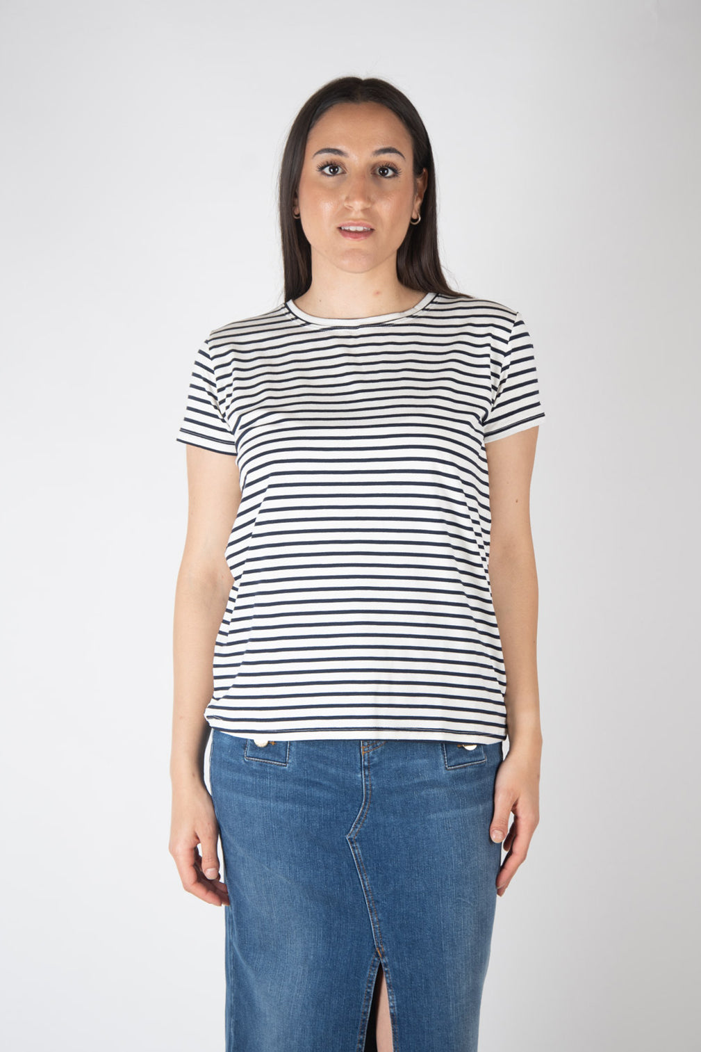 Vicolo T-shirt righe UB0269 01 Vicolo 