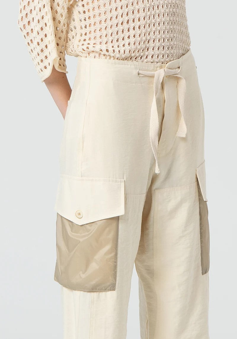 Fracomina Pantalone cargo con coulisse FJ25SVC001W42601 B59 Fracomina Easy chic 