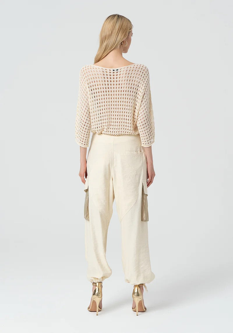 Fracomina Pantalone cargo con coulisse FJ25SVC001W42601 B59 Fracomina Easy chic 