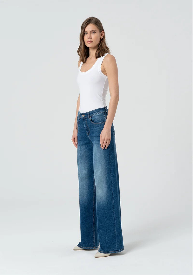 Fracomina Jeans Wide leg FP25SV3015D42002 349 Fracomina Jeans 