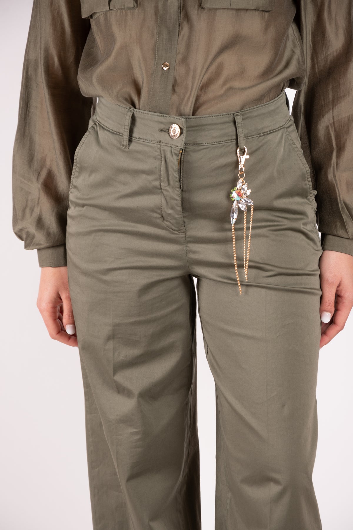 Fracomina pantalone a palazzo rasatello FS25SV3006W70201 206 Fracomina Main 