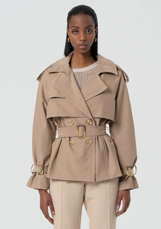 Fracomina Trench corto regular FR25SC7002O41901 208 Fracomina Preview 
