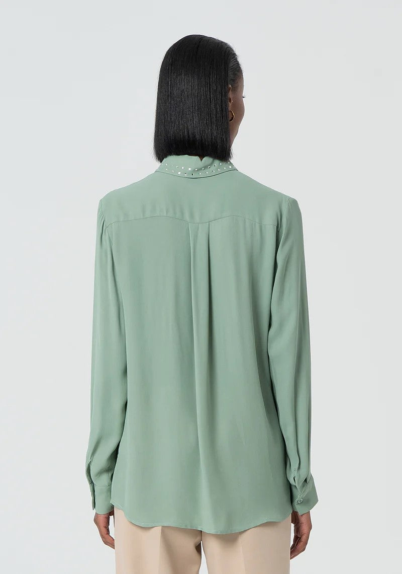 Fracomina Camicia Over cristalli FR25ST6014W42801 247 Fracomina Preview 