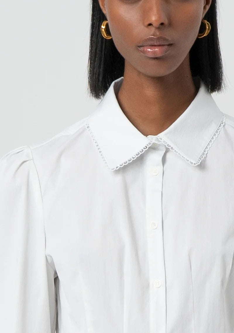 Fracomina Camicia slim manica sbuffo FR25ST6032W52001 278 Fracomina Preview 