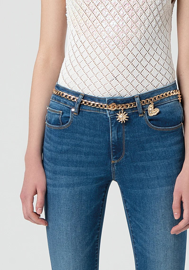 Fracomina Jeans BELLA zampa con cintura FR25SV8040D46002 349 Fracomina Preview 