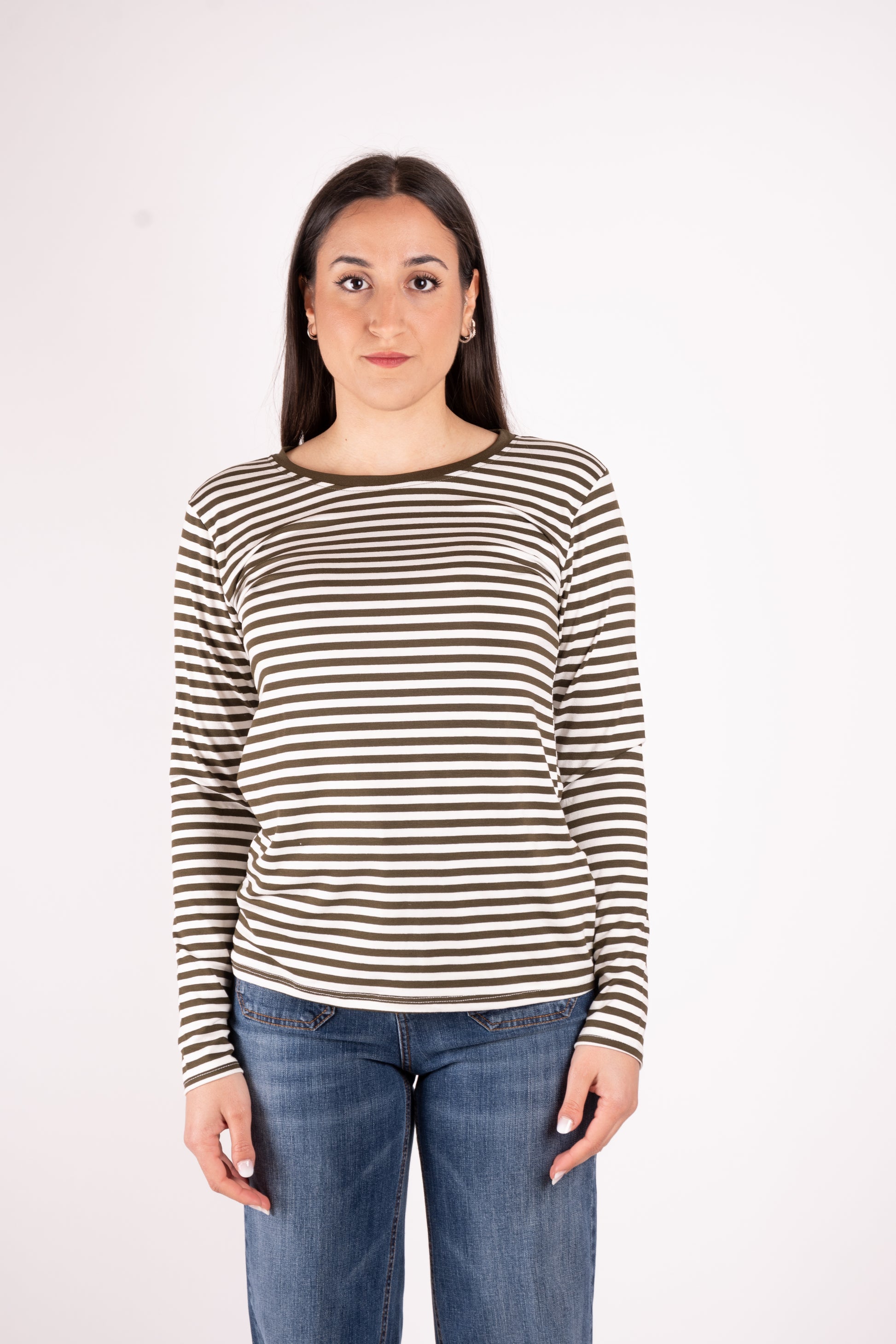 Susy Mix T-shirt basic rigata 2588 04 Susy Mix 
