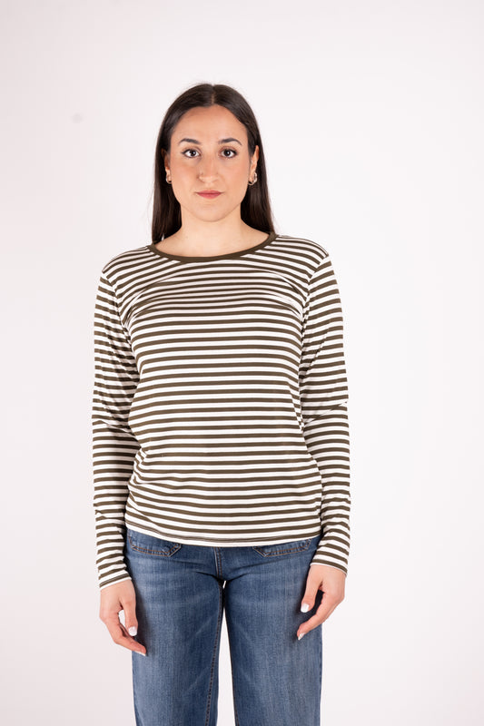 Susy Mix T-shirt basic rigata 2588 04 Susy Mix 