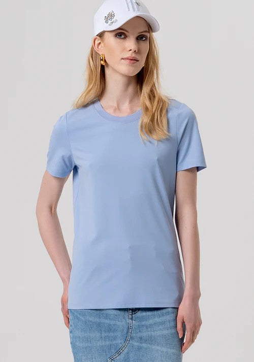 FRACOMINA T-SHIRT BASIC IN VISCOSA FP26ST3014J43301 L99 Fracomina Jeans 