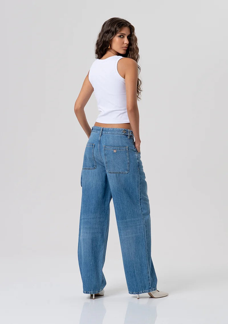 FRACOMINA JEANS FIT CARROT IN DENIM LAVAGGIO BLEACHED FP26SV2005D41902 258 Fracomina Jeans 