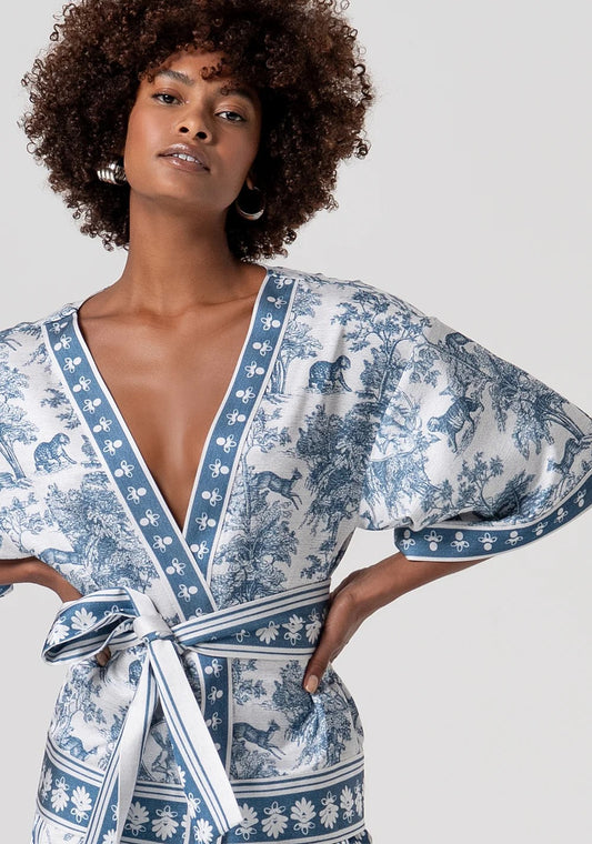 FRACOMINA KIMONO MANICA CORTA FANTASIA FS26SJ3008W459K5 083 Fracomina Main 