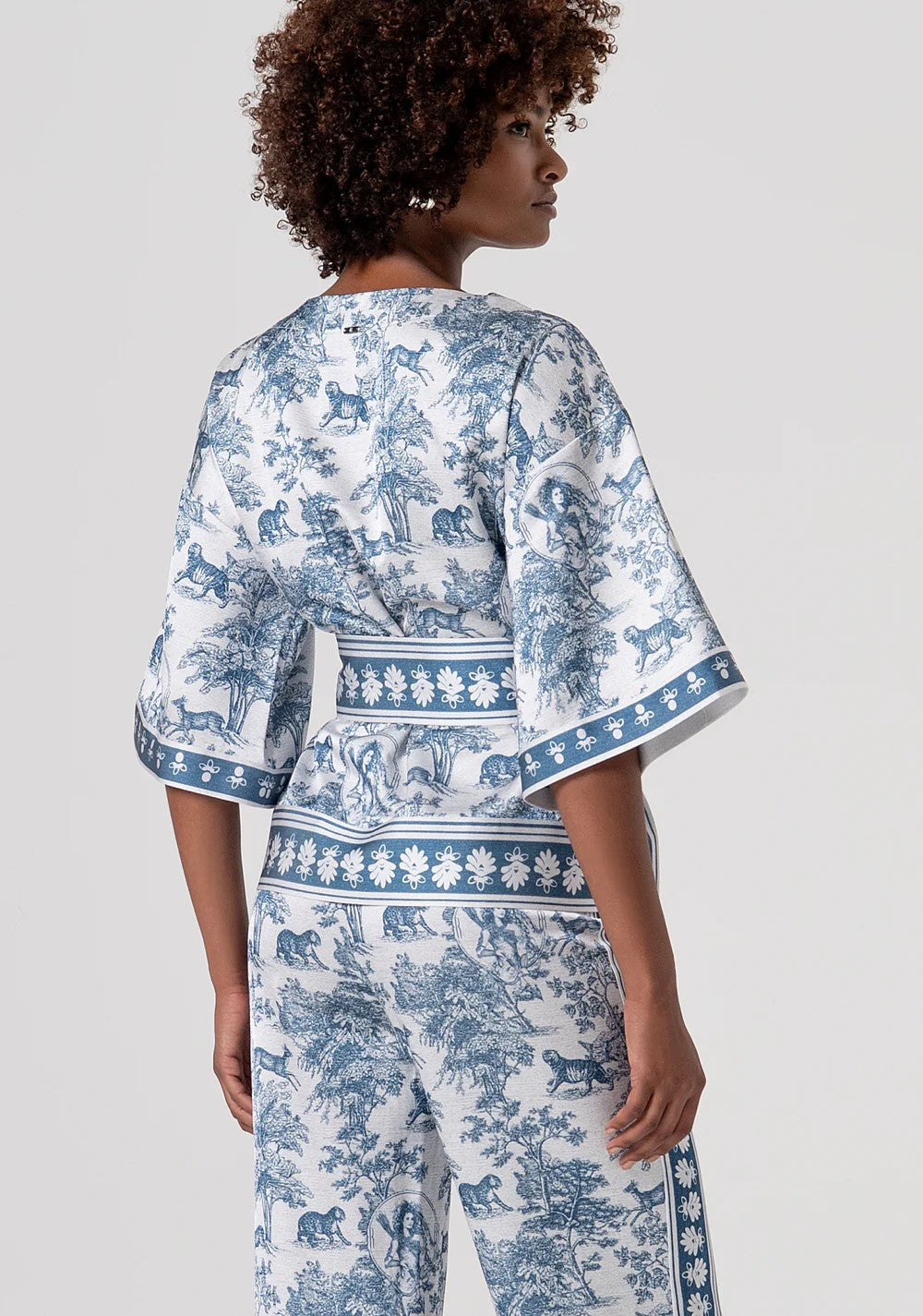 FRACOMINA KIMONO MANICA CORTA FANTASIA FS26SJ3008W459K5 083 Fracomina Main 