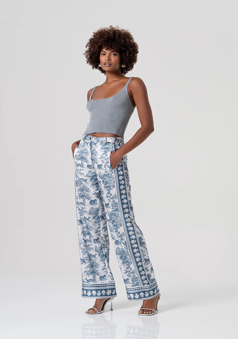 FRACOMINA PANTALONE PALAZZO FANTASIA FS26SV3015W459K5 083 Fracomina Main 