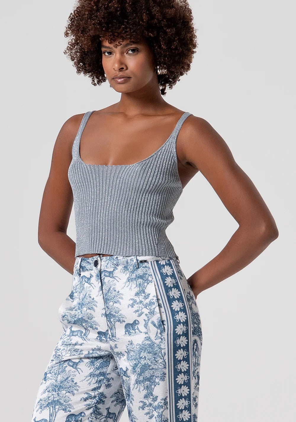 FRACOMINA PANTALONE PALAZZO FANTASIA FS26SV3015W459K5 083 Fracomina Main 