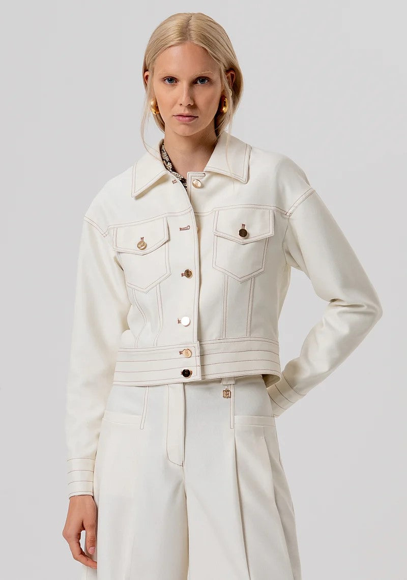 FRACOMINA GIUBBOTTO MODELLO TRUCKER JACKET FR26SJ1002W49101 108 Fracomina Preview 