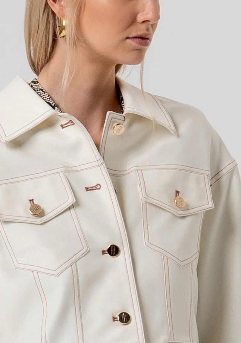 FRACOMINA GIUBBOTTO MODELLO TRUCKER JACKET FR26SJ1002W49101 108 Fracomina Preview 