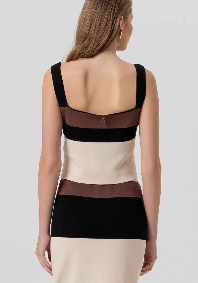 FRACOMINA TOP CROPPED A RIGHE FR26ST4012K418N8 210 Fracomina Preview 