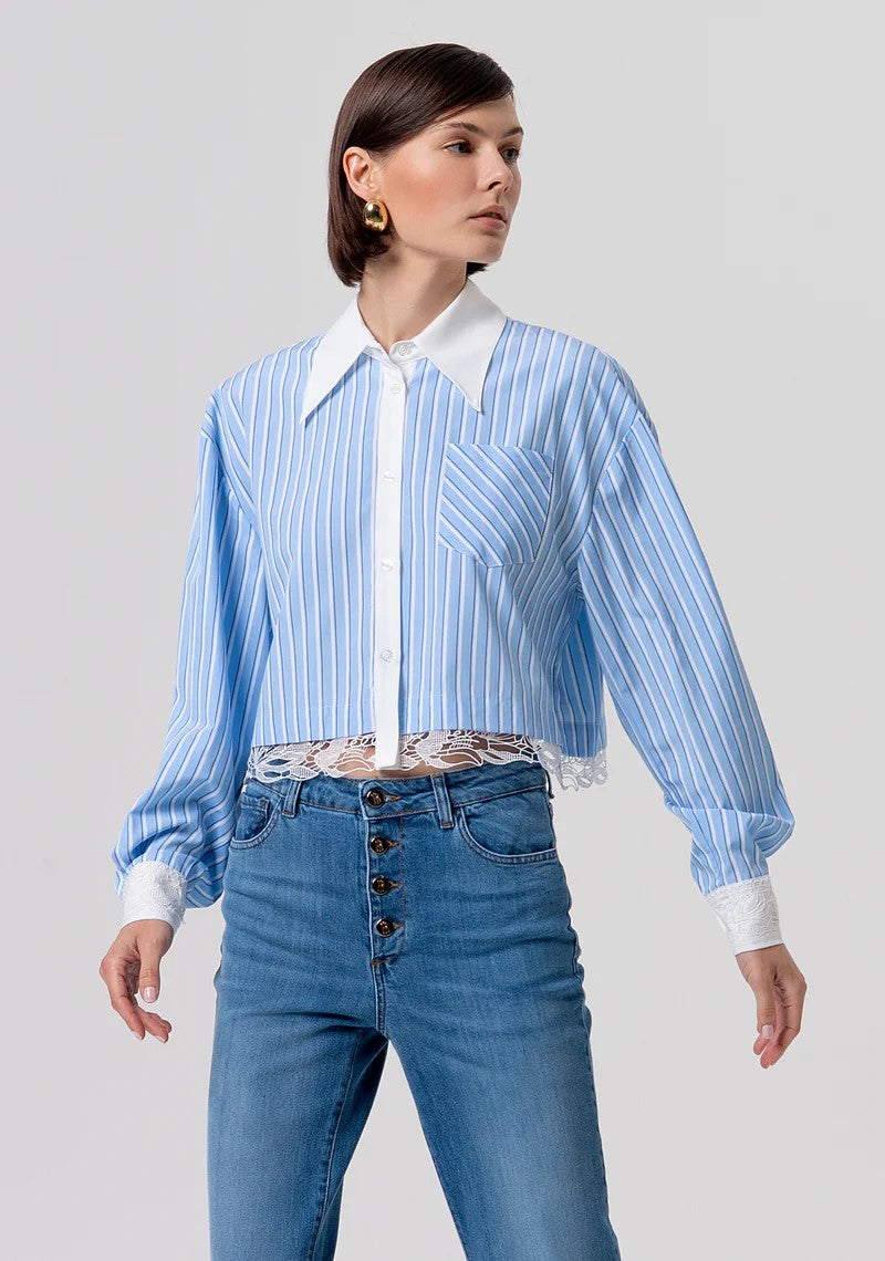 FRACOMINA CAPICIA OVERSIZE CON PIZZO FR26ST6007W827N8 I24 Fracomina Preview 