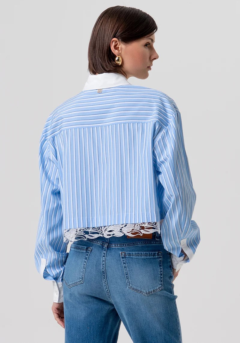 FRACOMINA CAPICIA OVERSIZE CON PIZZO FR26ST6007W827N8 I24 Fracomina Preview 
