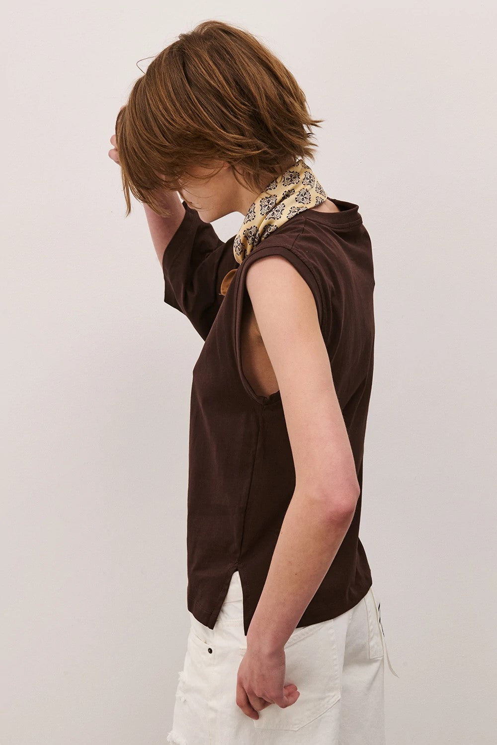 TWO WAY T-SHIRT IN COTONE MONOSPALLA TS26SGI42 01 TWO WAY 