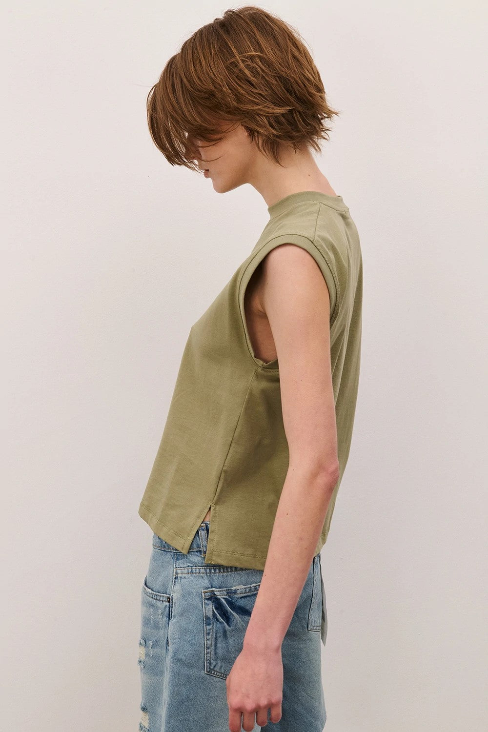 TWO WAY T-SHIRT IN COTONE MONOSPALLA TS26SGI42 02 TWO WAY 