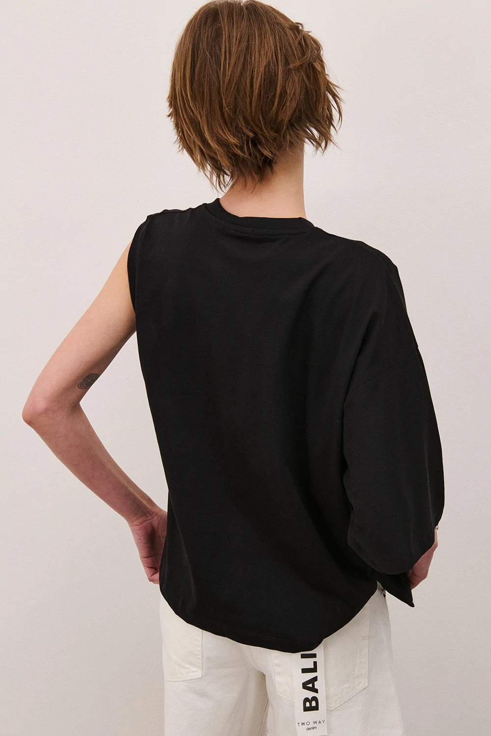 TWO WAY T-SHIRT IN COTONE MONOSPALLA TS26SGI42 03 TWO WAY 