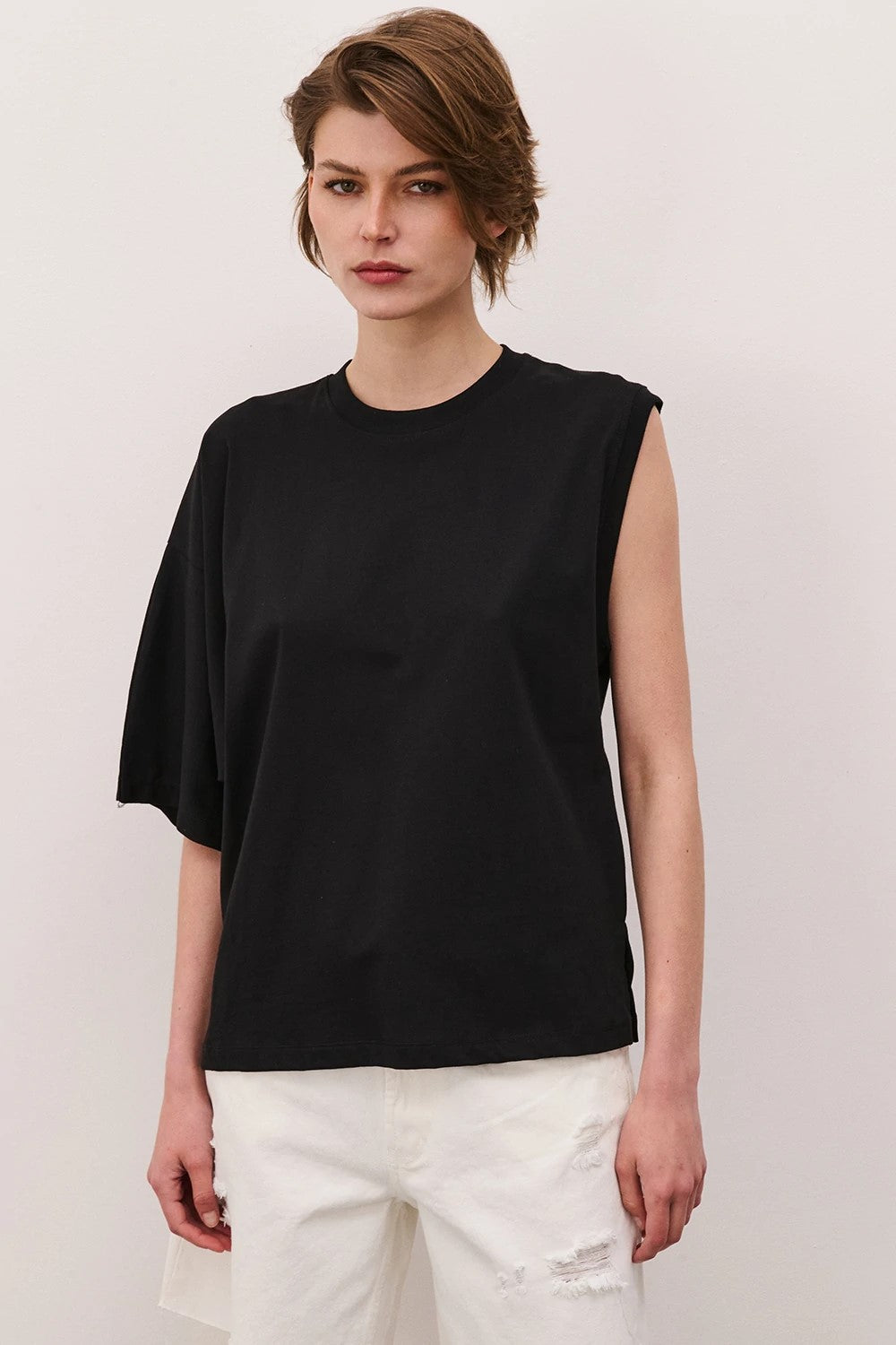 TWO WAY T-SHIRT IN COTONE MONOSPALLA TS26SGI42 03 TWO WAY 
