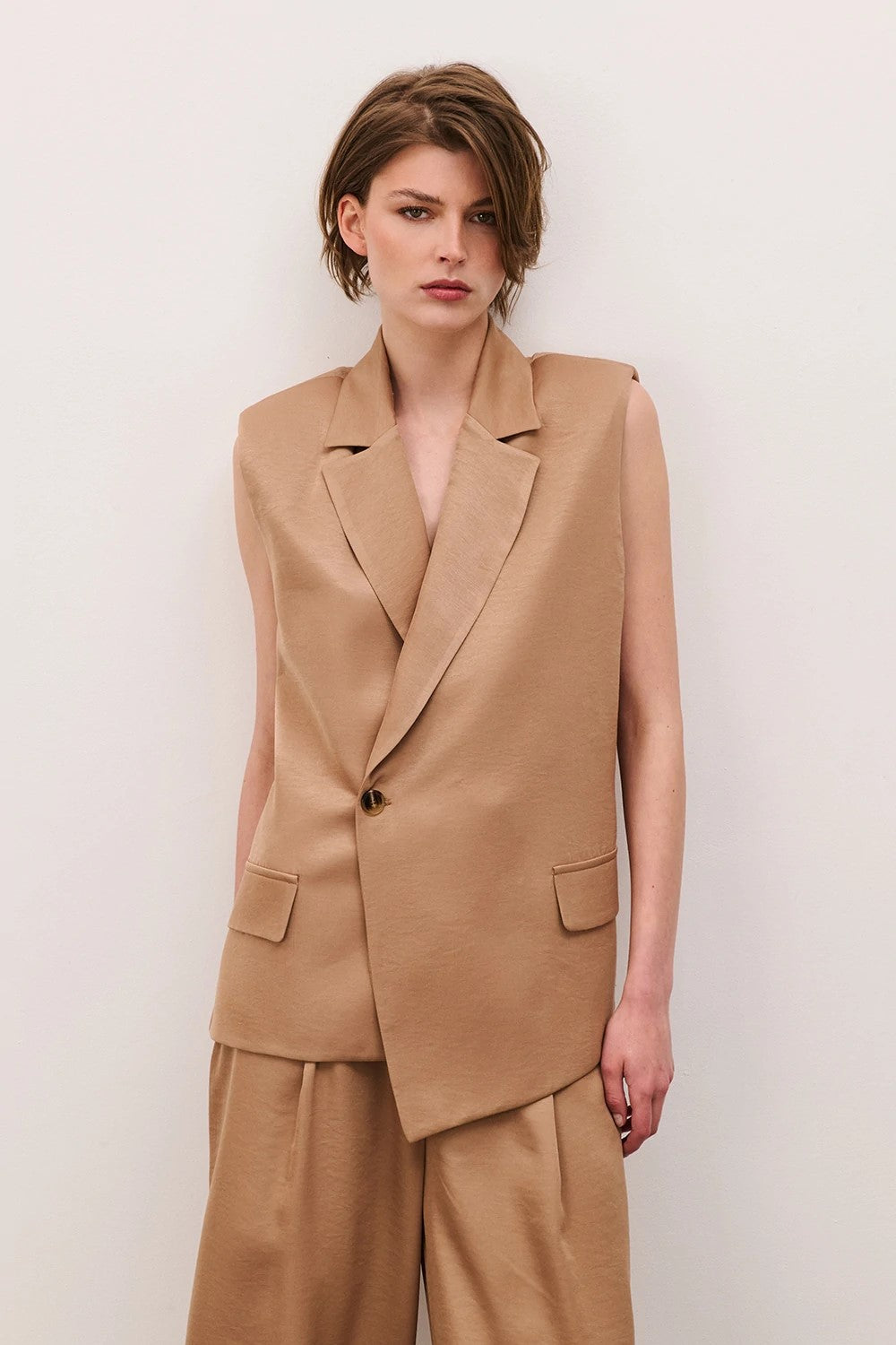 TWO WAY GILET OVERSIZE WGI26SRO214 01 TWO WAY 