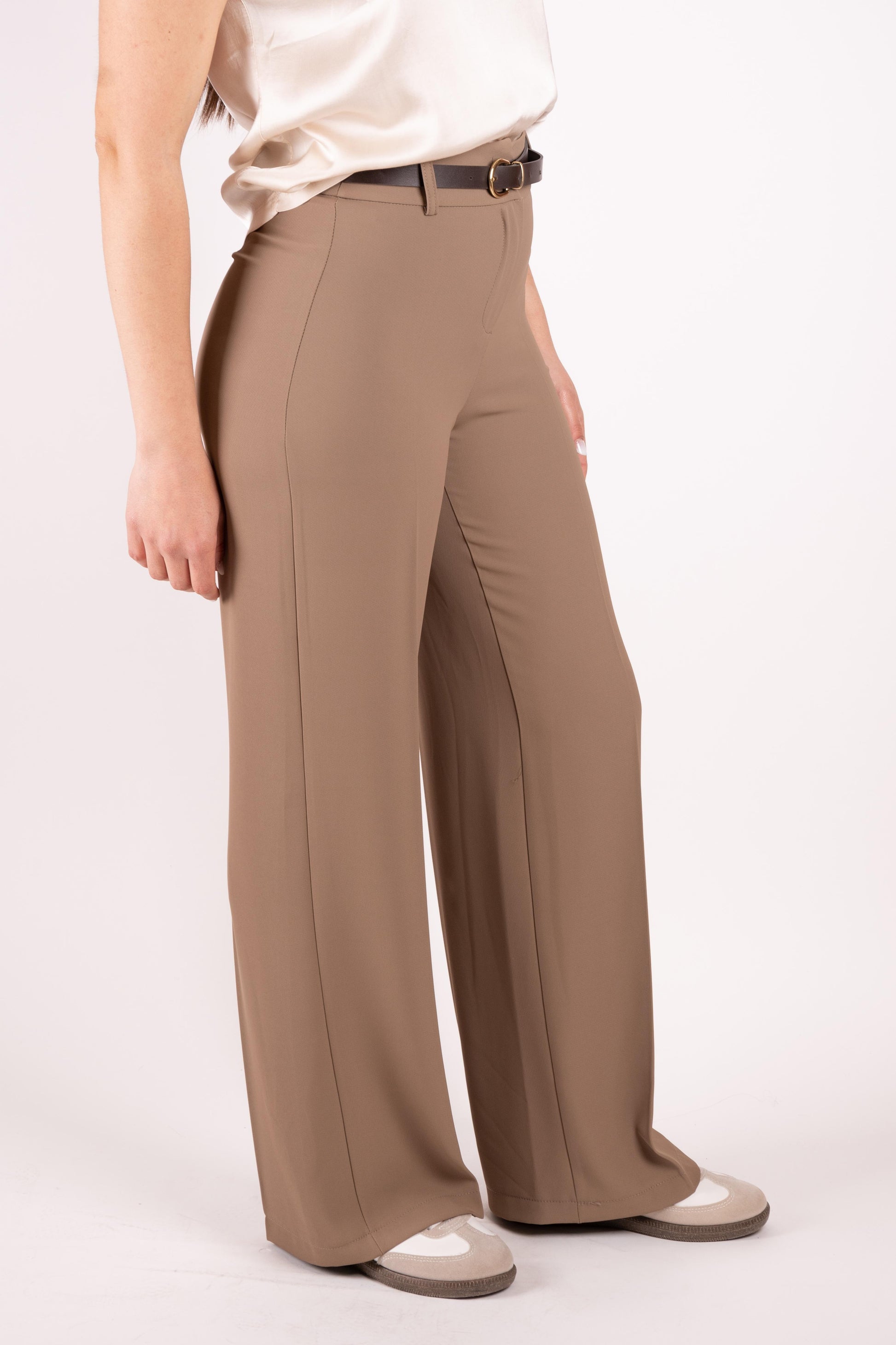 SusyMix Pantalone a Palazzo con cintura T1765U136 02 Susy Mix 