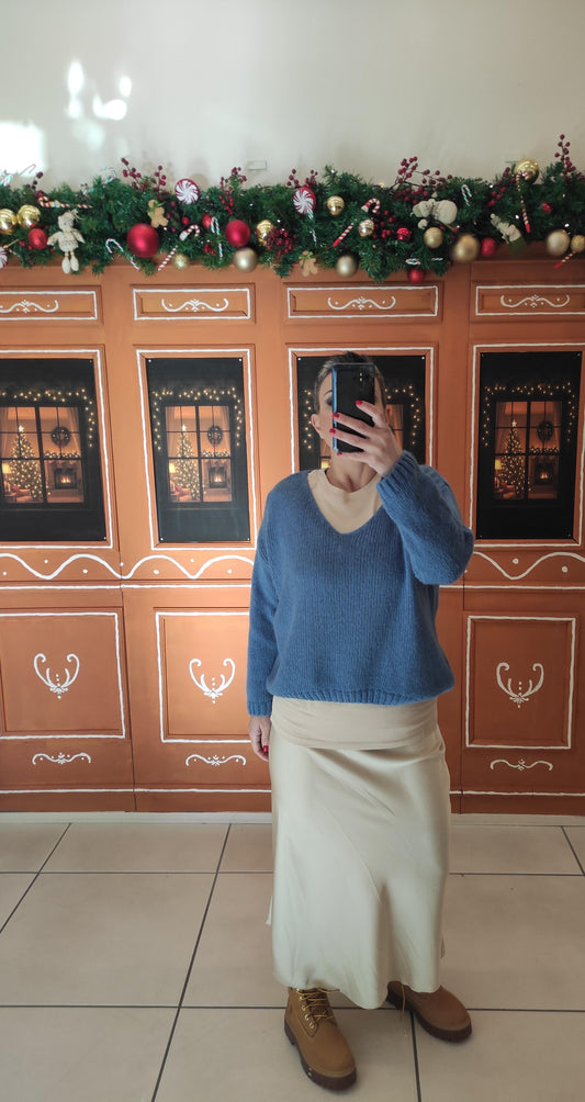 Chili Gonna svasata lunga in satin 25758A 01 Chili 