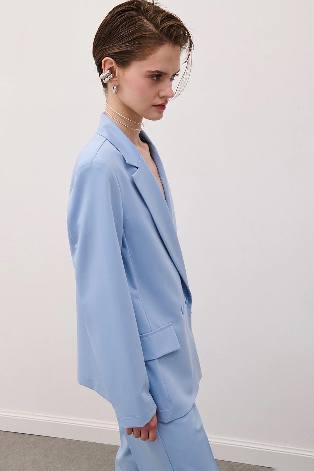 TWO WAY BLAZER DOPPIOPETTO OVERSIZE WGIA26SGR320 02 TWO WAY 