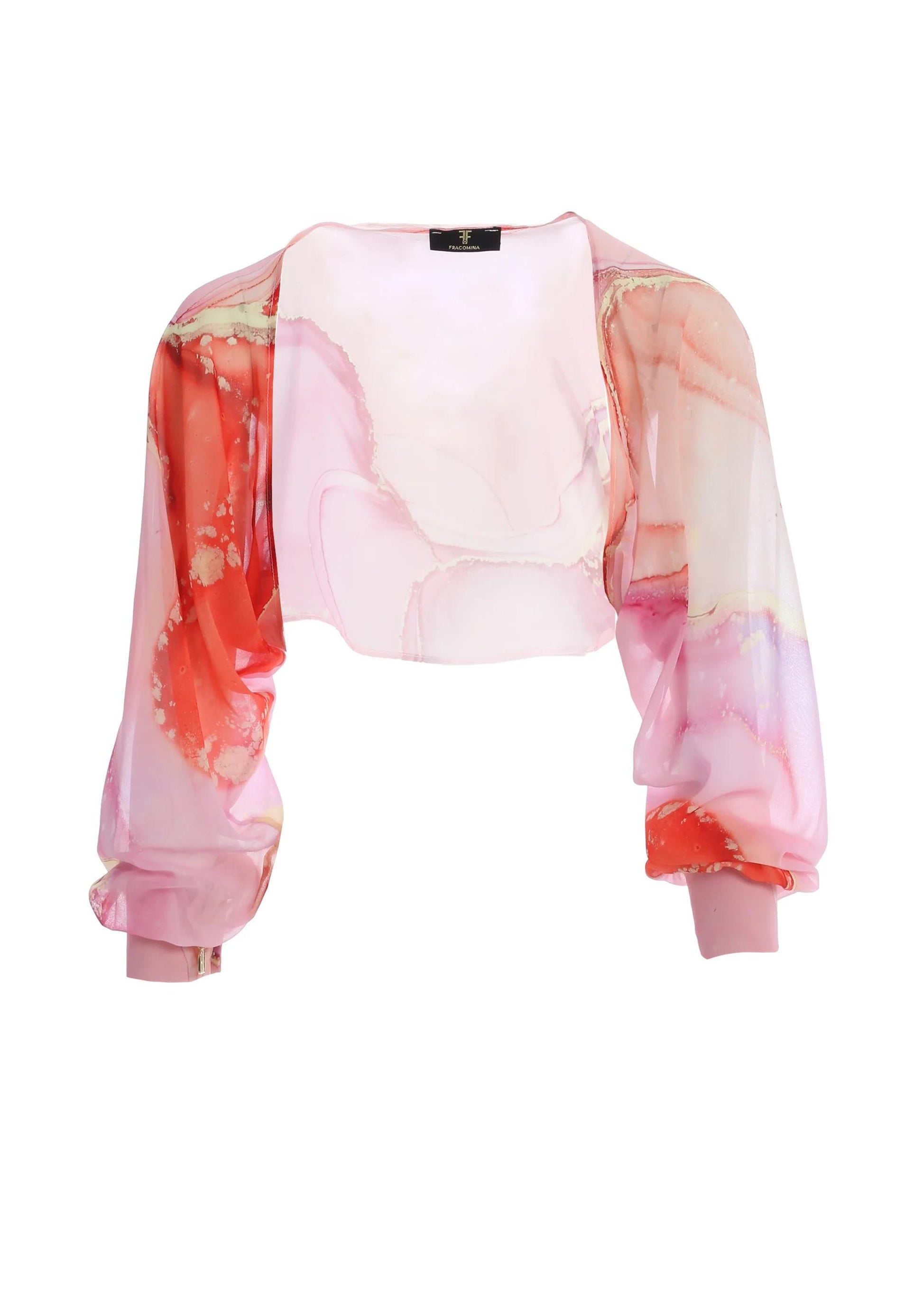 Fracomina Bolero fantasia astratta FQ24SJ1002W412N4 S50 Fracomina Gold 