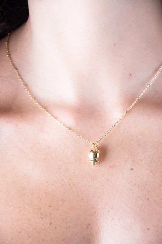 Chili Collana campanella con cuoricino Oro COLLANA CUORE CAMPAN 01 Chili 