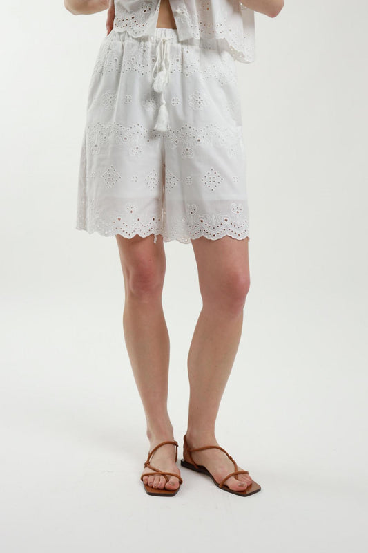 Susymaix Bermuda in pizzo San Gallo SM00473 01 Susy Mix 