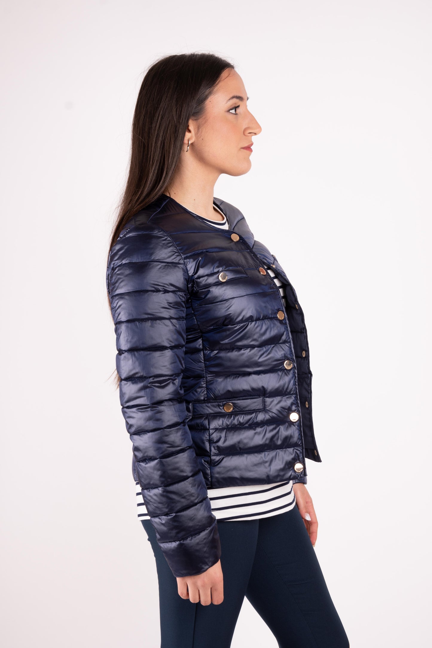 Fracomina Piumino leggero girocollo FR25SC3004O46301 117 Fracomina Preview 