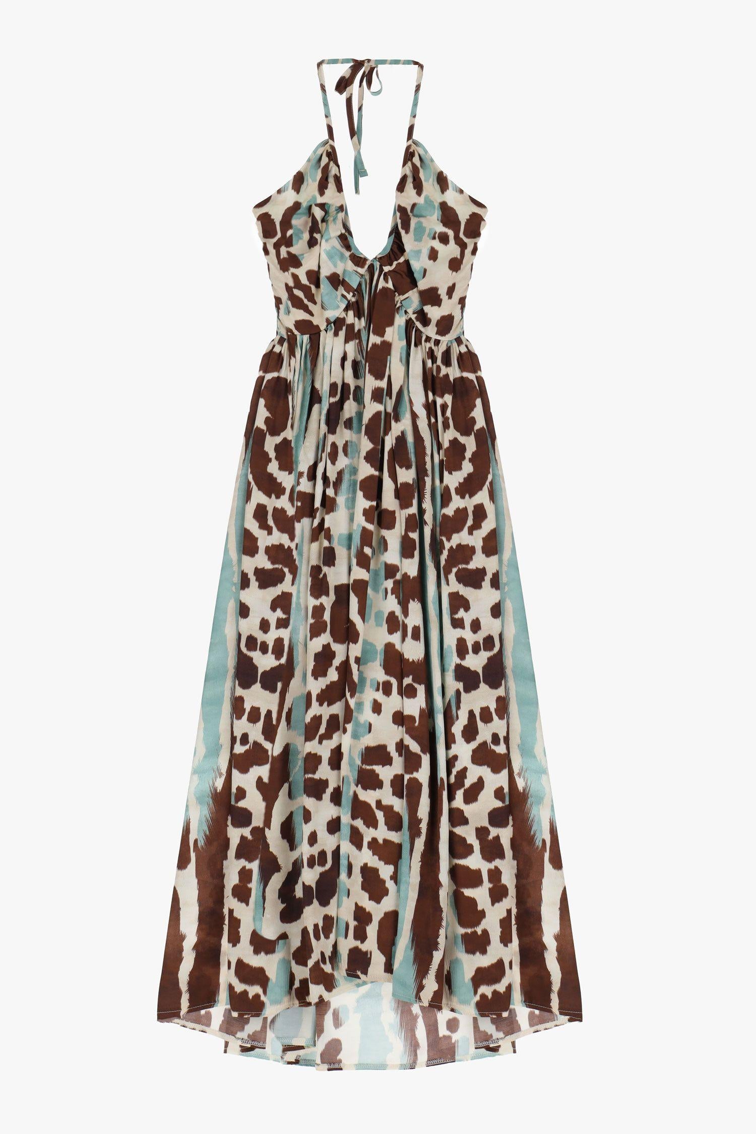 Dixie Abito midi fantasia astratta AHUSJCRA 01 Dixie 