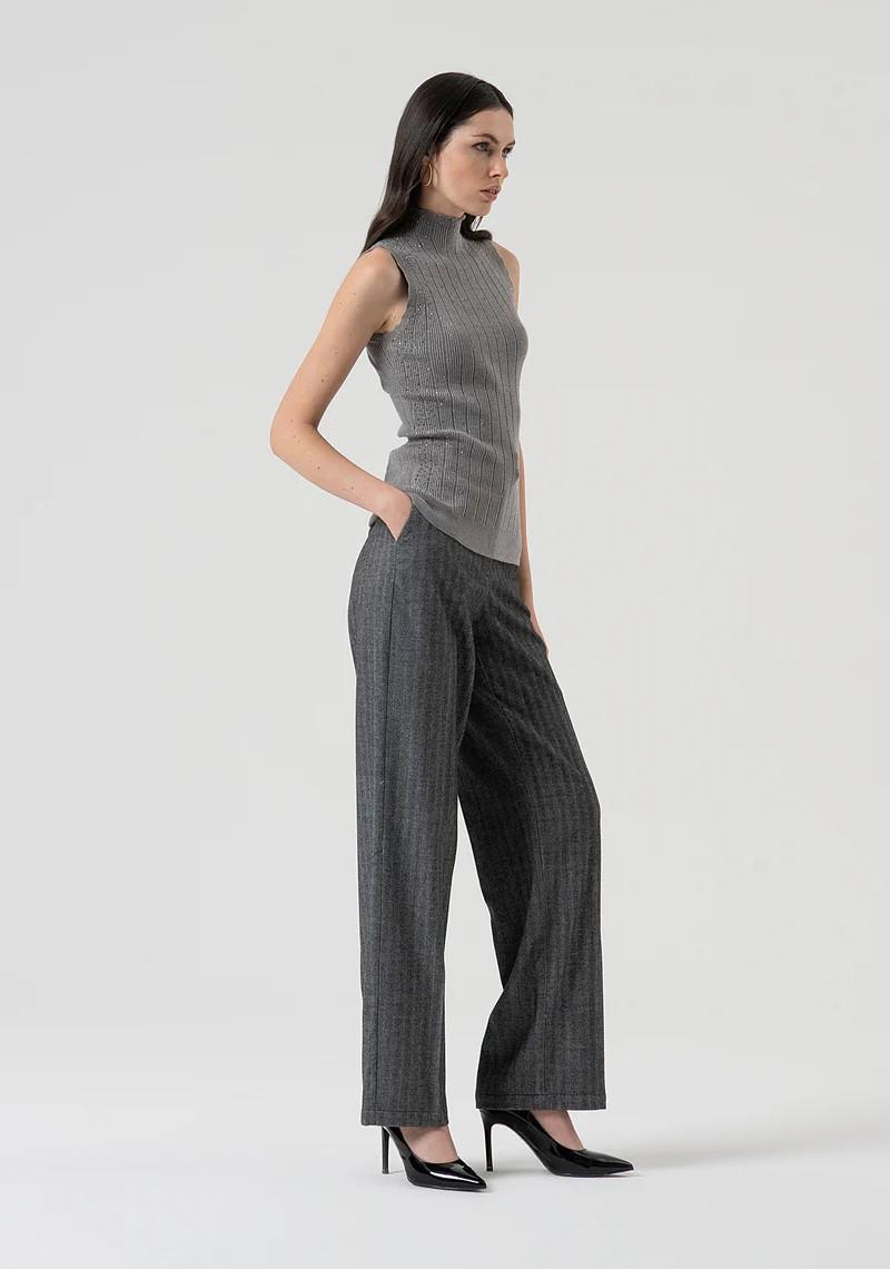 Fracomina Pantalone gamba dritta fantasia spigata FR25WV2004W492W5 159 Fracomina Preview 