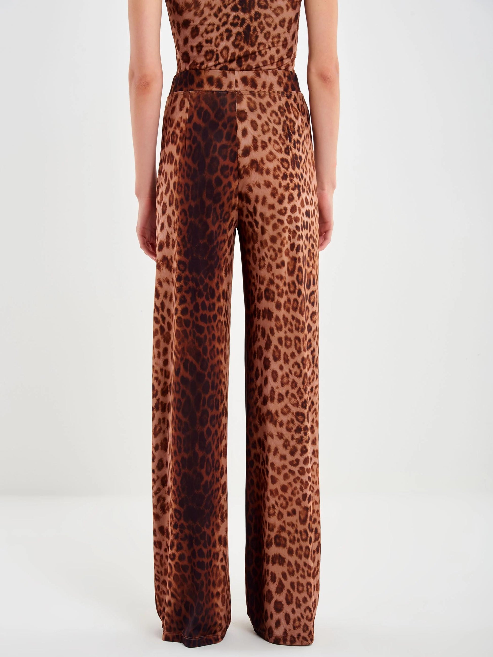 Vicolo Pantalone animalier sfumato UF0082 01 Vicolo 
