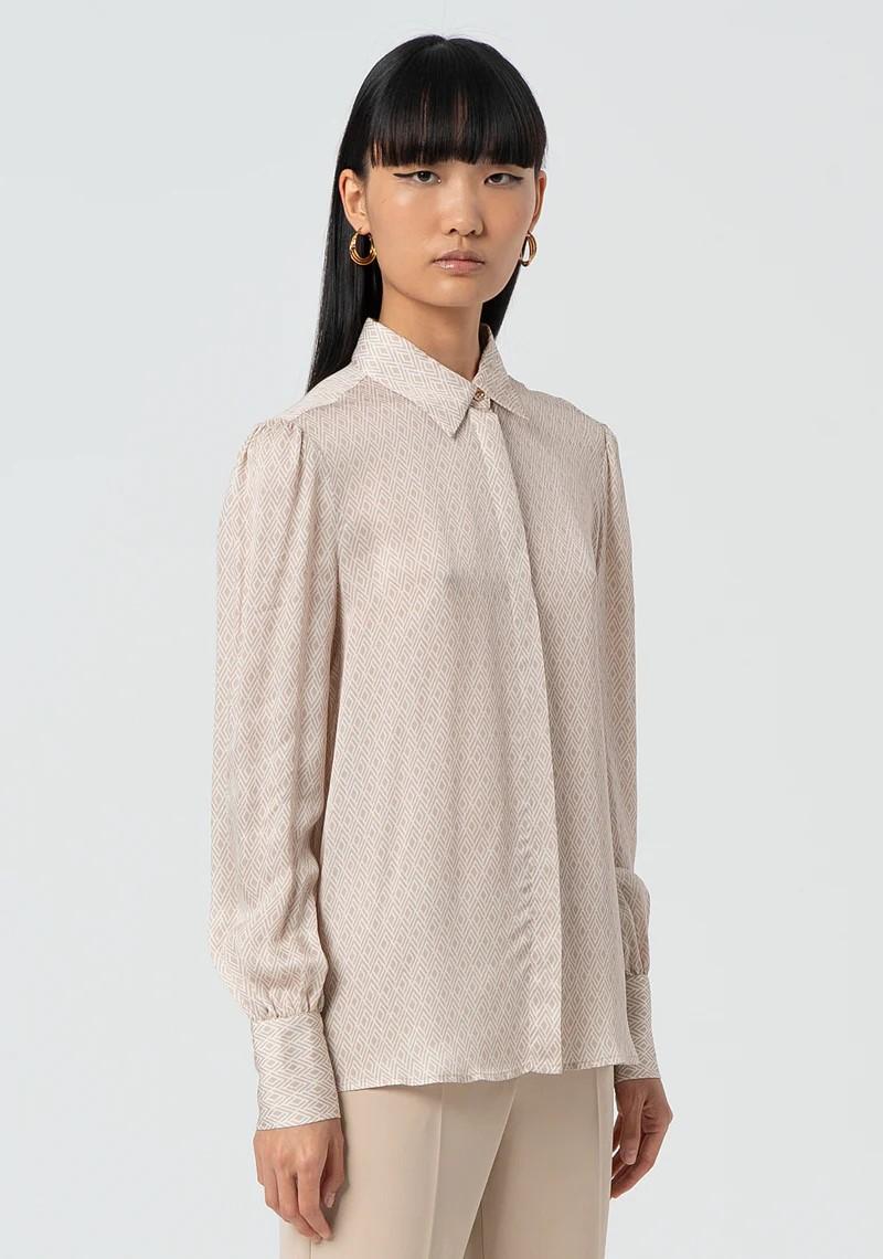 Fracomina Camicia stampa geometrica FR25ST6021W774J7 541 Fracomina Preview 