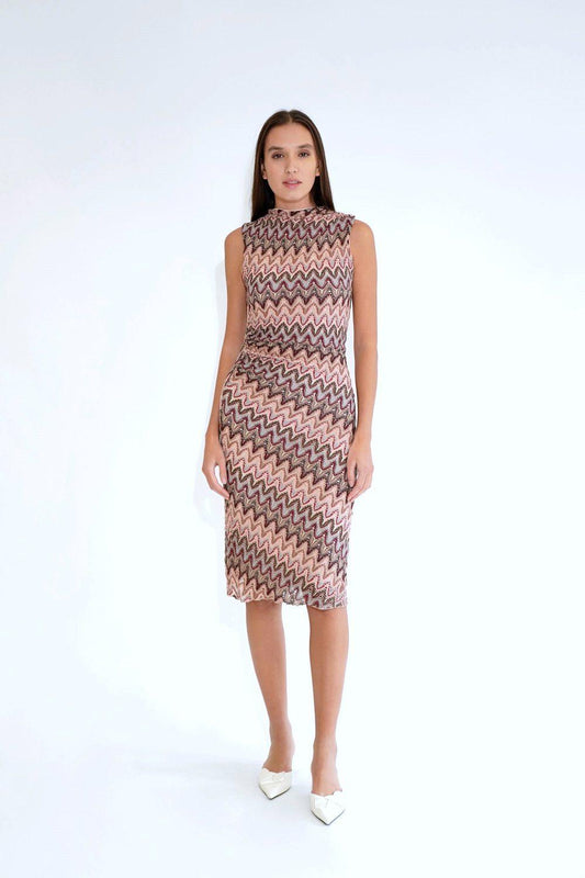 Haveone Abito maglia fantasia AMA-L021 01 Haveone 