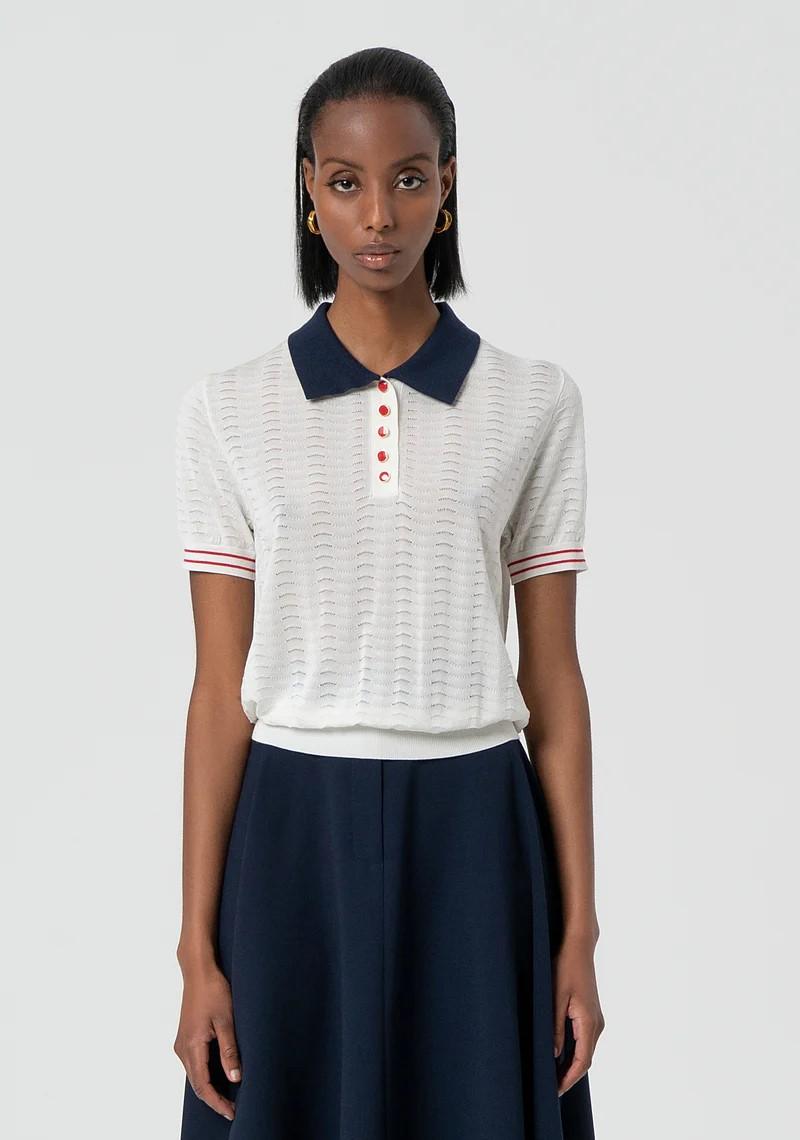 Fracomina Polo misto seta FR25ST7015K54501 T05 Fracomina Preview 