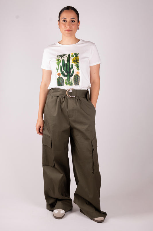 Lumina pantalone cargo in cotone LD2986 01 LUMINA 