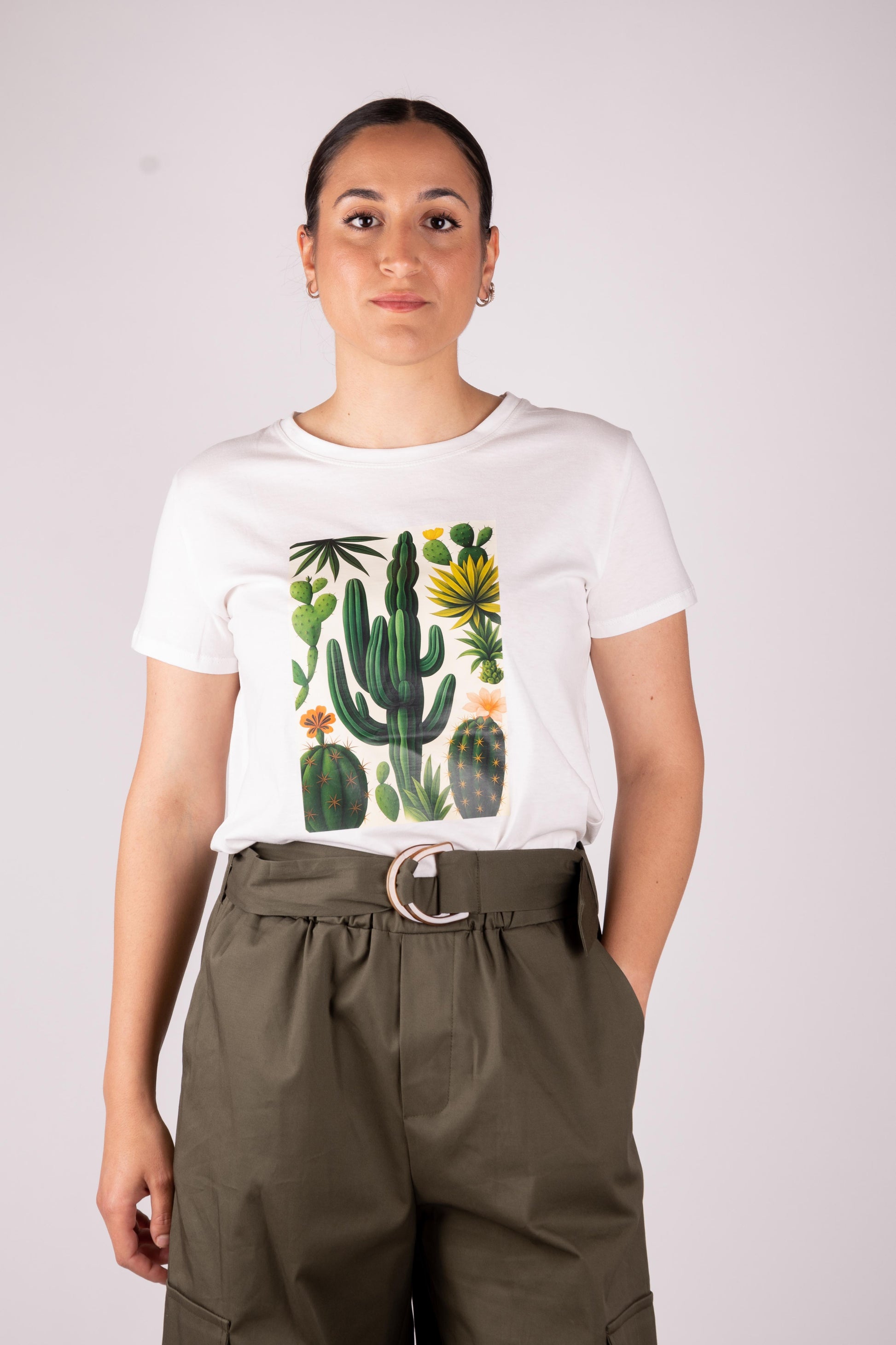 Vicolo T-shirt Cactus RD1026 01 Vicolo 