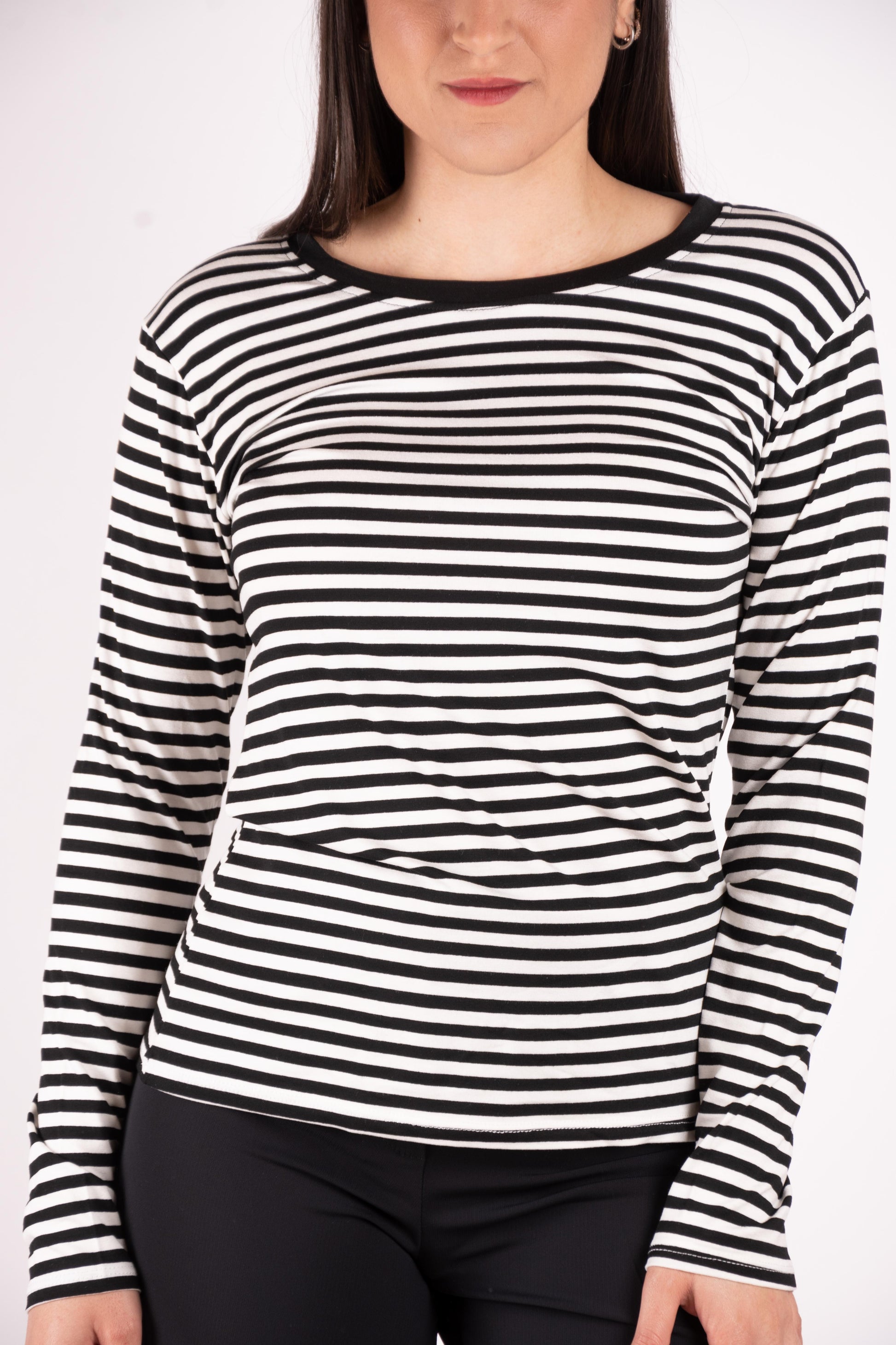 Susy Mix T-shirt basic rigata 2588 02 Susy Mix 