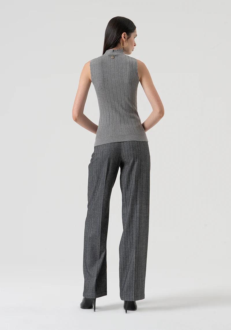 Fracomina Pantalone gamba dritta fantasia spigata FR25WV2004W492W5 159 Fracomina Preview 