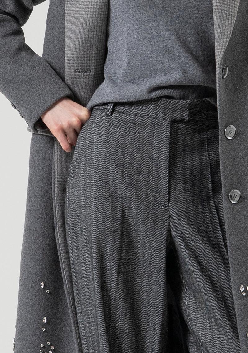 Fracomina Pantalone gamba dritta fantasia spigata FR25WV2004W492W5 159 Fracomina Preview 