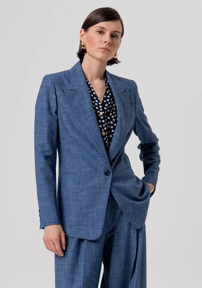 FRACOMINA BLAZER MONOPETTO FANTASIA GALLES FR26SJ2001W645O2 166 Fracomina Preview 