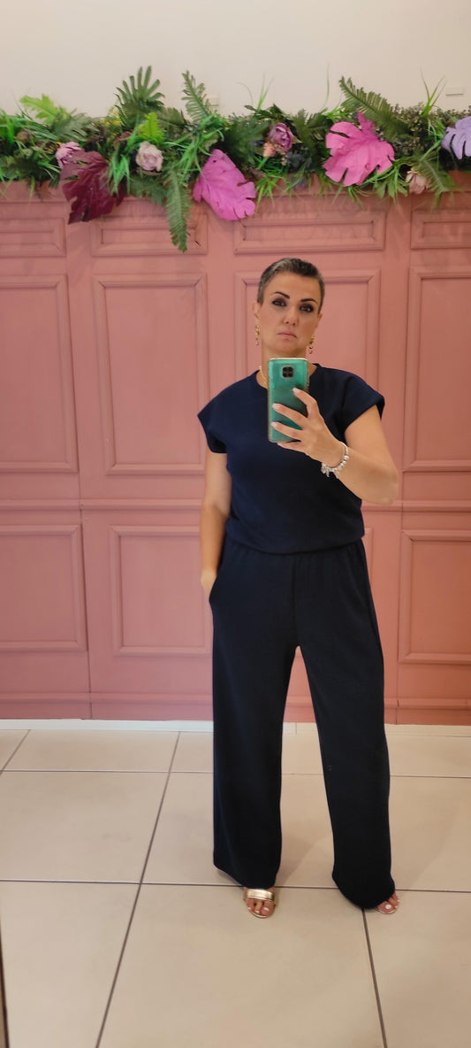 Chili Pantalone a palazzo in jersey 3202 03 Chili 