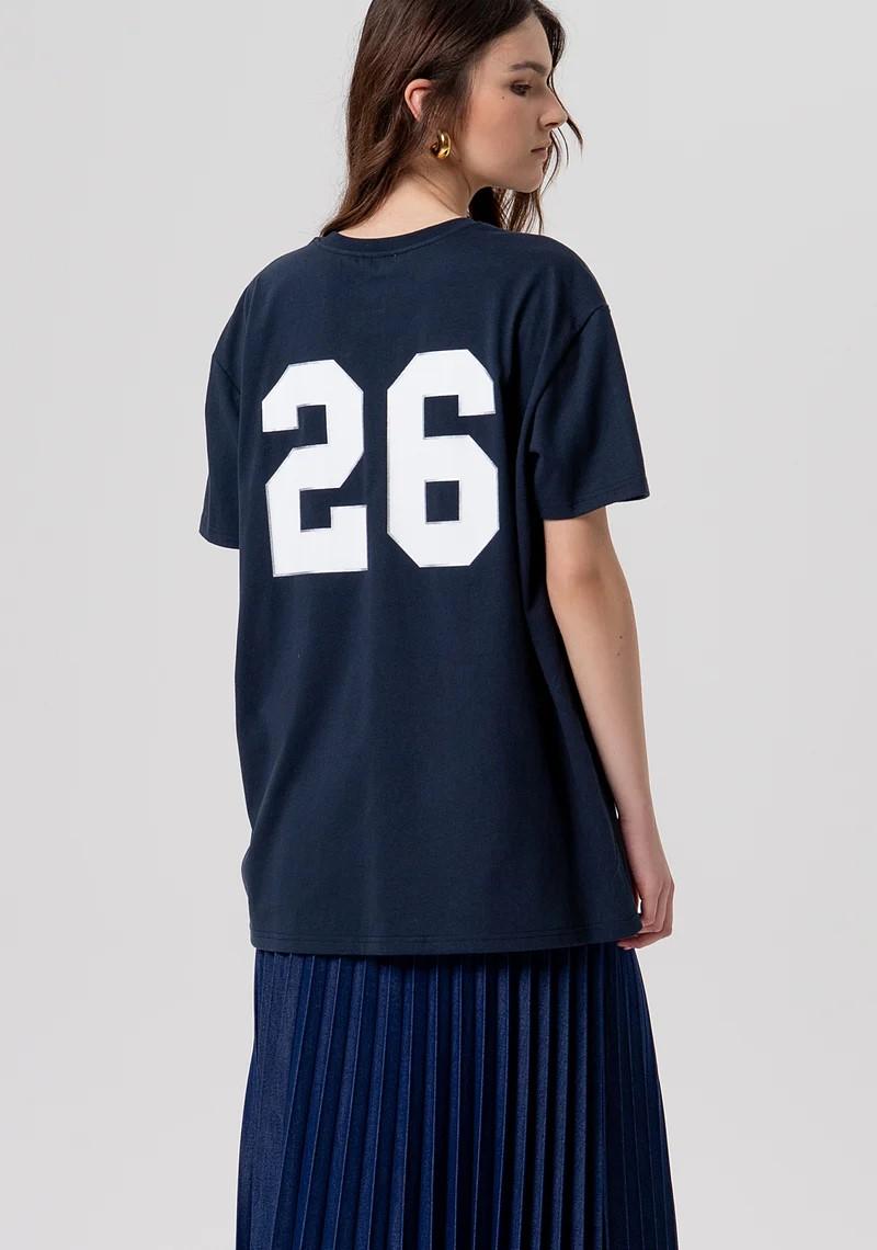 FRACOMINA T-SHIRT OVERSIZE CON LOGO CON APPLICAZIONI DI STRASS FR26ST3056J40001 117 Fracomina Preview 