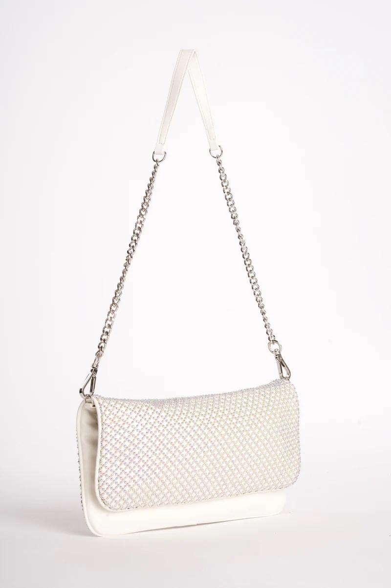 FRACOMINA BORSA CLUTCH CON CRISTALLI E TRACOLLA STACCABILE FA26SB6001P457J9 511 Fracomina Bags 